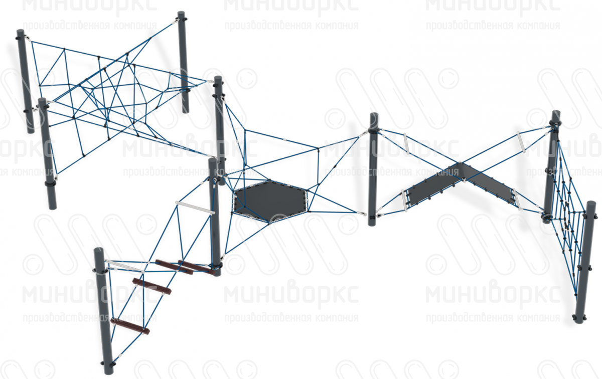 Игровые полосы препятствий – M-0004.20-02 купить в Самаре | Миниворкс | картинка 1